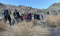 کوهپیمایی باشگاه همنورد دانشگاه علوم پزشکی کاشان  مسیر خنب به دره 